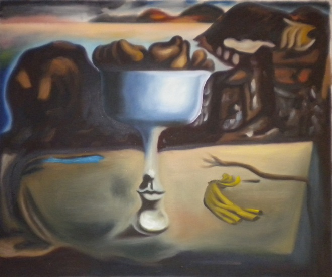 Vendita falso d'autore Aparition sur une plage di Salvador Dali
